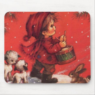 Mousepad menino pequeno do baterista