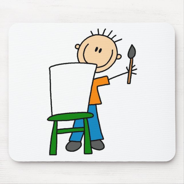 Mousepad Menino Pintando (Frente)