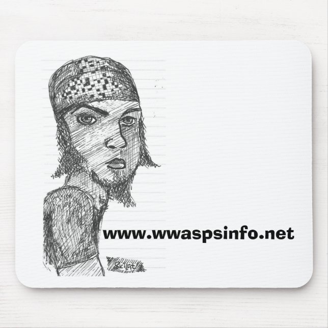 Mousepad menino, www.wwaspsinfo.net (Frente)