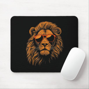 Mousepad Meninos Crianças Divertido Leão Animal