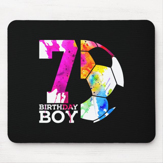 Mousepad Meninos de 7 anos de idade Menino de futebol Anive (Frente)