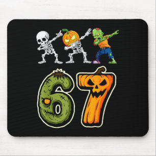 Mousepad Meninos de Halloween Fazendo Dabbing Seis Sete 67 