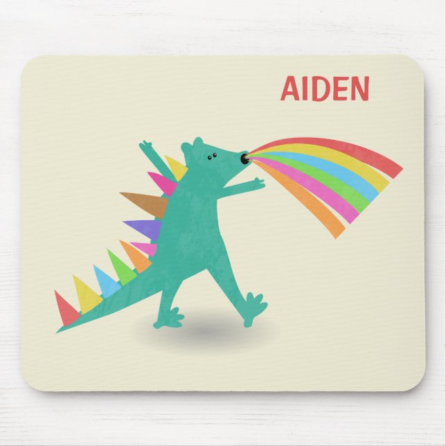 Mousepad Meninos Dinossauros Menino (Frente)