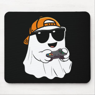 Mousepad Meninos do Halloween Crianças Fantasmas Gamer Asca
