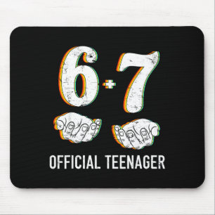 Mousepad Meninos e Meninas de 6+7 Anos Adolescente Aniversá