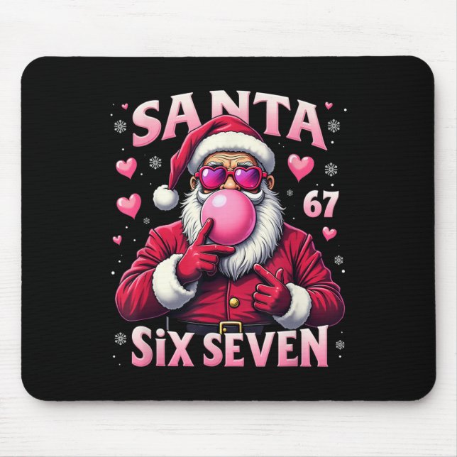 Mousepad Meninos Meninas Natal Meme Rosa (Frente)