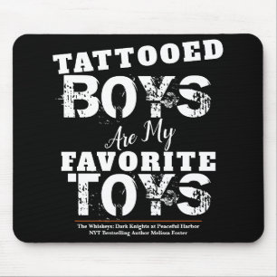 Mousepad Meninos tatuados são o meu Pad de Mouse de Brinque