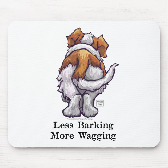 Mousepad Menos Barking, Mais Assalto (Frente)