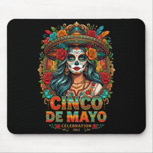 Mousepad Mens Cinco De Mayo 1862 Festa Dia Hispânico De