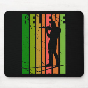 Mousepad Mens Funky Mens Atirando Armas Biatlo - Espírito