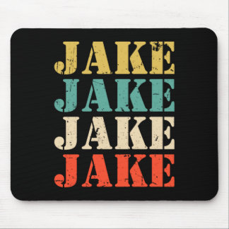 Mousepad Mens Jake Retro Names Vintage Style Personalized