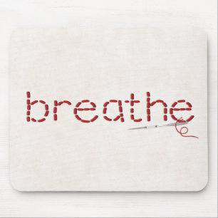 Mousepad mensagem de texto com ponto vermelho RASGADO com a