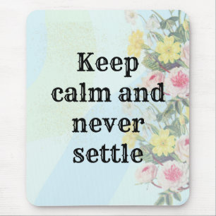 Mousepad Mensagem Inspiradora Sofisticada e Elegante
