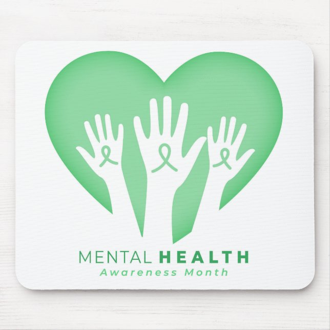 Mousepad Mental Health Awareness Month (Frente)