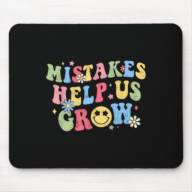 Mousepad Mentalidade de Crescimento Groovy Positiva Retro P (Frente)