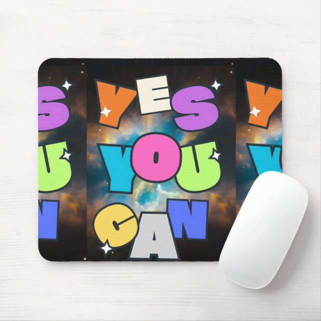 Mousepad Mentalidade Motivacional Sucesso Inspiração Design (Com mouse)