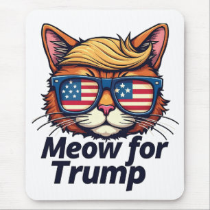 Mousepad Meow for Trump Torne os Gatos Seguros Novamente El