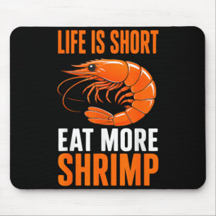 Mousepad mercado de frutos do mar camarões frutos do mar ca