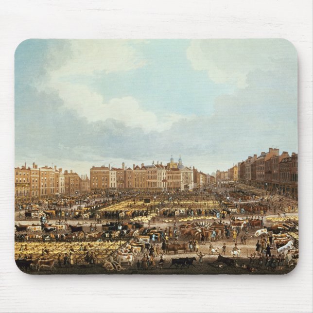 Mousepad Mercado de Smithfield, gravado por R.G. Reeve (Frente)