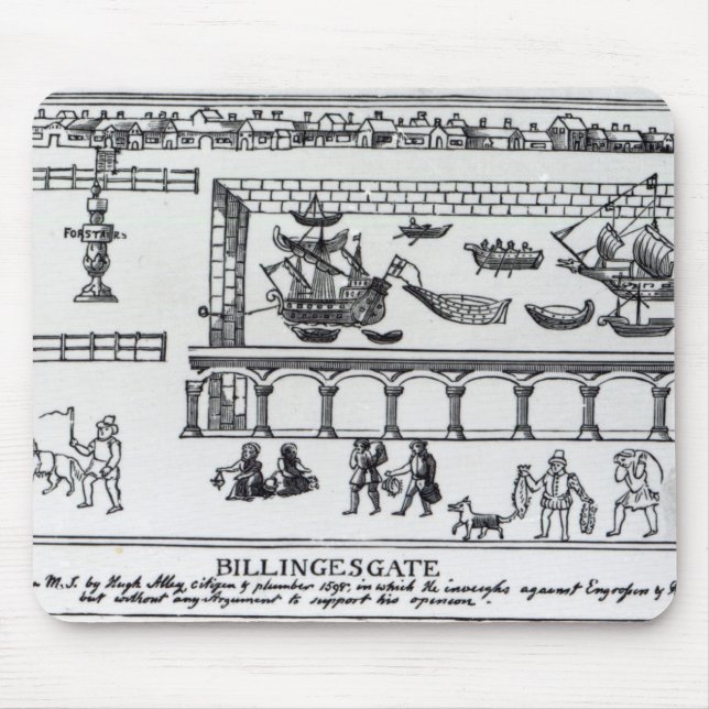 Mousepad Mercado do Billingsgate (Frente)