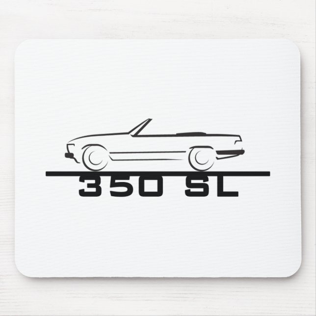 Mousepad Mercedes 350 SL Type 107 (Frente)