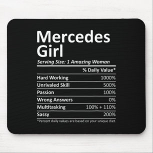 Mousepad Mercedes Girl Tx Texas Funny City Home Roots Usa G