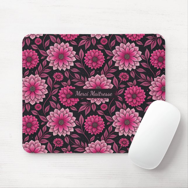 Mousepad Merci Mestra – Floral Elegante (Com mouse)
