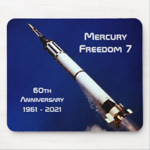 Mousepad Mercury Freedom 7 - 60º aniversário