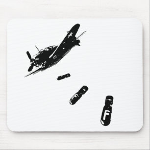 Mousepad Mergulhador da F-Bomba (preto)