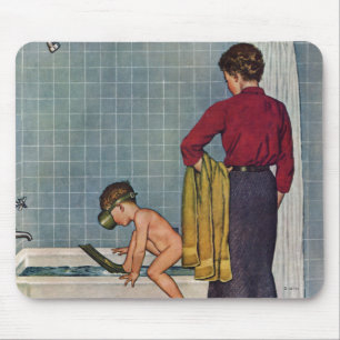 Mousepad Mergulhador na cuba