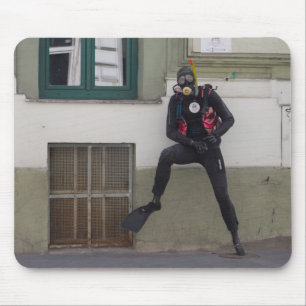 Mousepad Mergulhador Seco Scuba