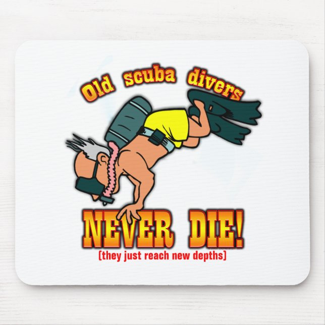 Mousepad Mergulhadores de mergulhador (Frente)