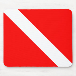 Mousepad Mergulhar Sinalizador Scuba Diver para Baixo