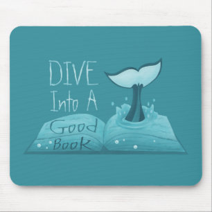 Mousepad Mergulhe em um bom livro
