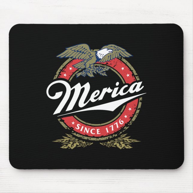 Mousepad Merica desde 17761 Byld Eagle Mullet Star (Frente)