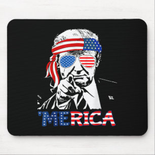 Mousepad Merica Shirt Happy 4 De Julho América Trump