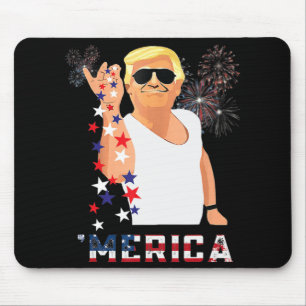 Mousepad Merica Trump Sai do Don Bebado Donald Bebado 4º de