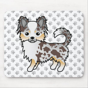 Mousepad Merle Casaco Chihuahua Cachorro e patas