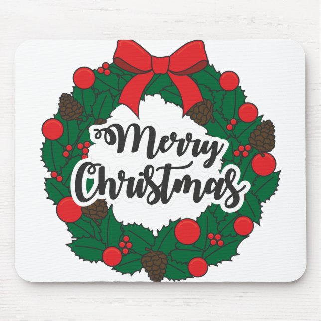 Mousepad Merry christmas (Frente)