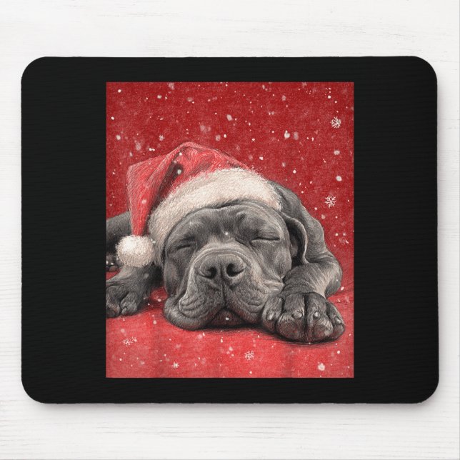 Mousepad Merry Christmas Cane Corso  (Frente)