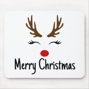 Mousepad Merry Christmas Reindeer