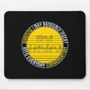 Mousepad Mês da Consciência Asl Inserir Aleatoriamente Comm