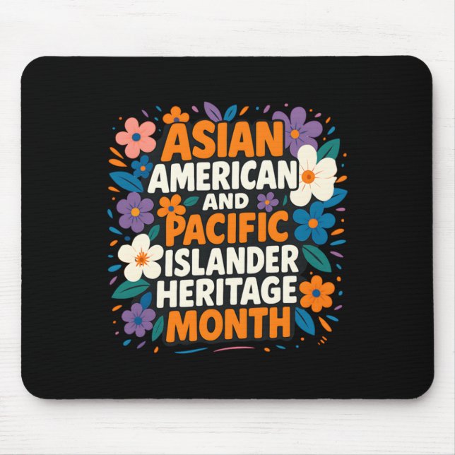 Mousepad Mês da Herança do Asiático Americano e do Ilhéu do (Frente)
