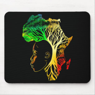 Mousepad Mês da História Negra Ancestrais Afro-Americanos R