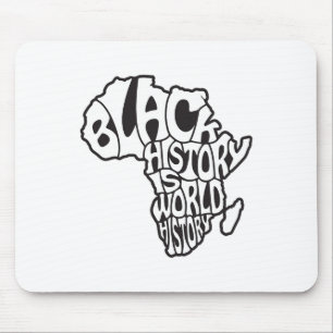 Mousepad Mês da História Negra Design Educativo Mapa África