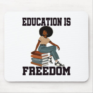 Mousepad Mês da História Negra Educação É Liberdade Profess