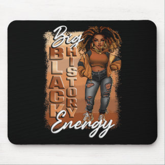 Mousepad Mês da História Negra Grande Energia da História N