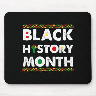 Mousepad Mês da História Negra Homens Mulheres Negros Crian