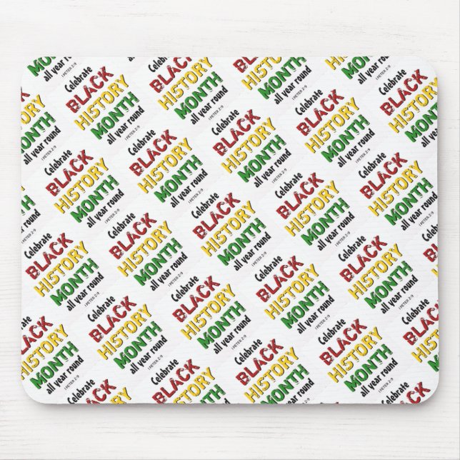 Mousepad MÊS DA HISTÓRIA NEGRA Motivacional MHN (Frente)