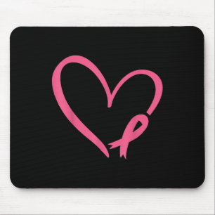 Mousepad Mês de consciência do câncer de mama de Fita Cor-d